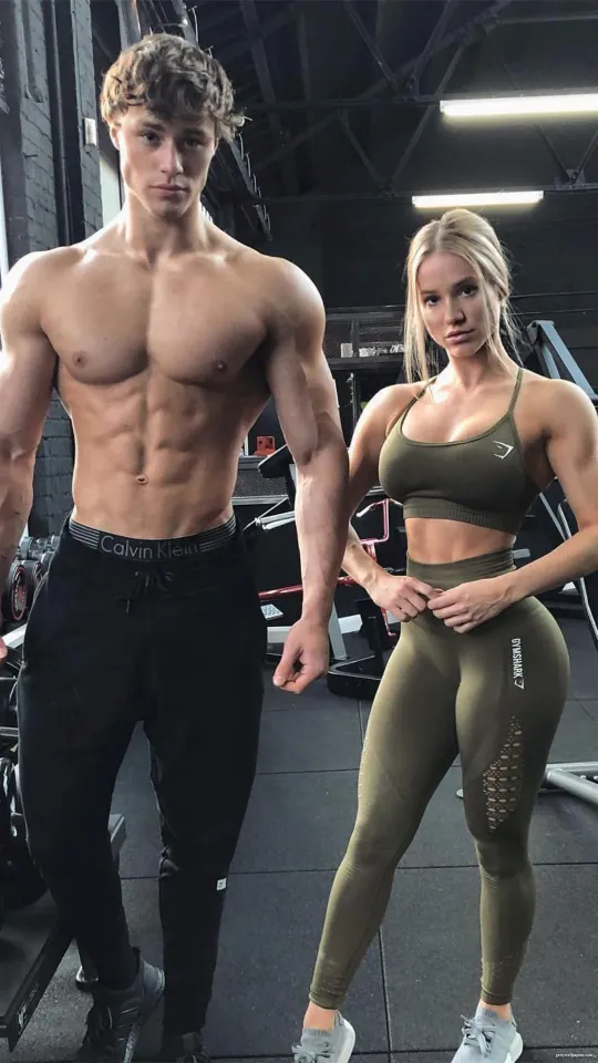 thumb for Gym Couple Aesthetic Wallpaper