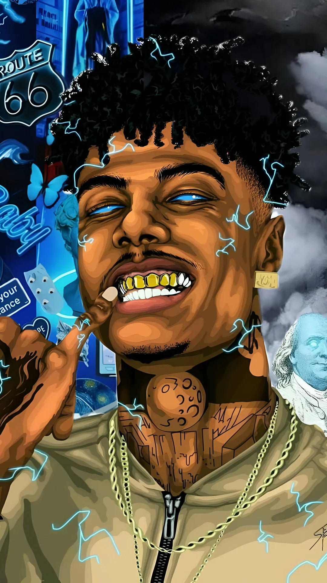 thumb for Blueface Wallpaper