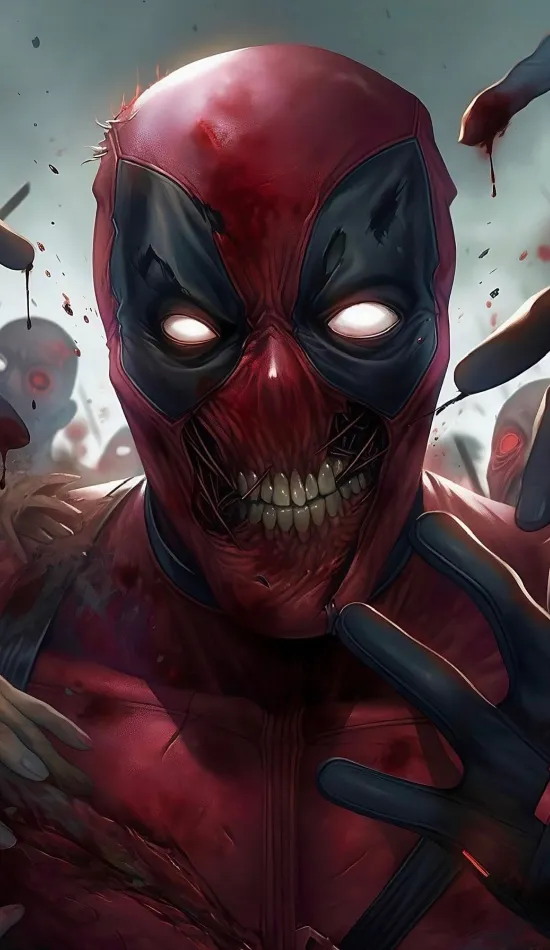 thumb for Zombie Deadpool Iphone Wallpaper