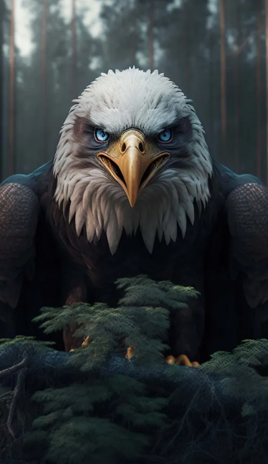 evil eagle wallpaper