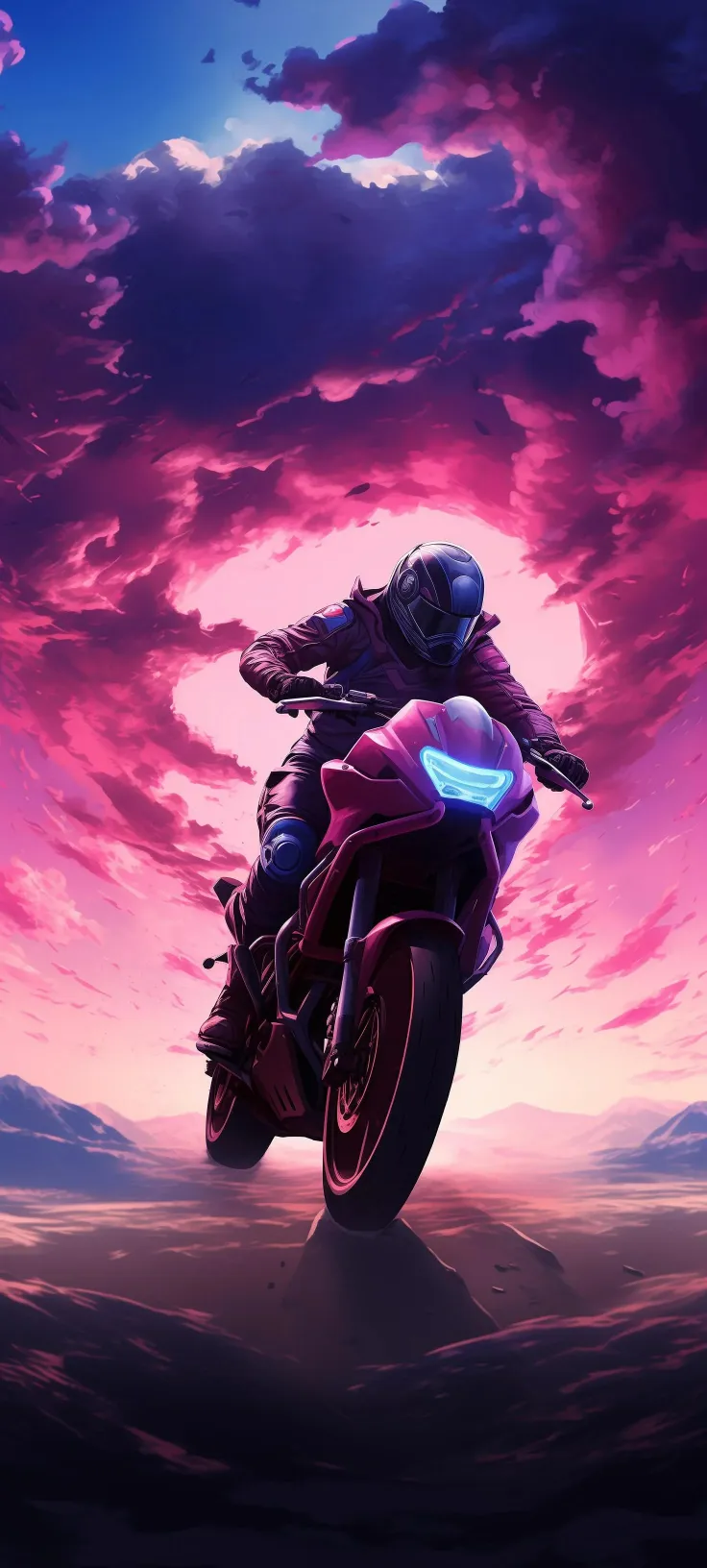 biker home screen wallpaper