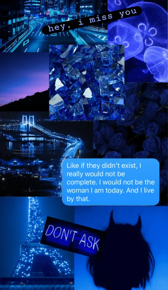 dark blue aesthetic phone wallpaper