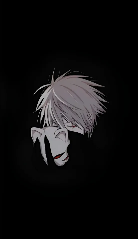 a dark anime boy wallpaper