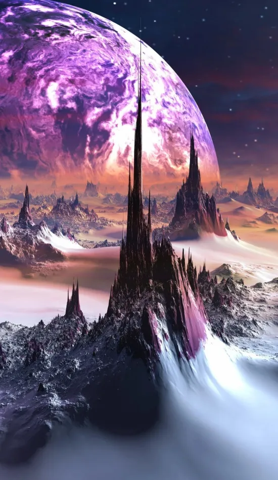 sci fi landscape wallpaper