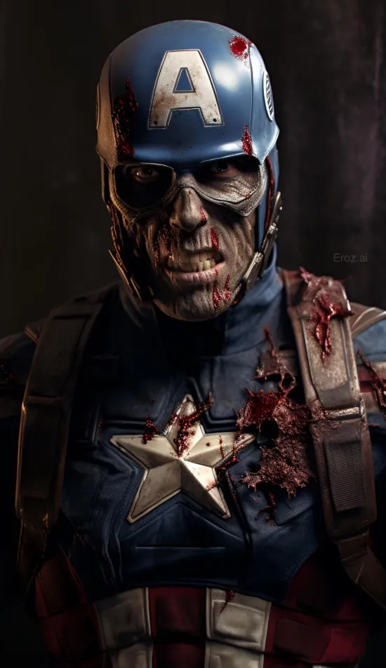 thumb for Zombie Captain America 4k Wallpaper