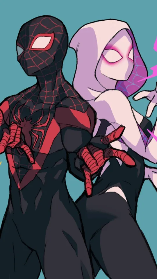 miles and gwen phone wallpaper