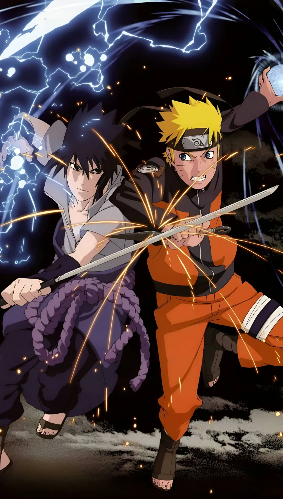 naruto vs sasuke home screen wallpaper