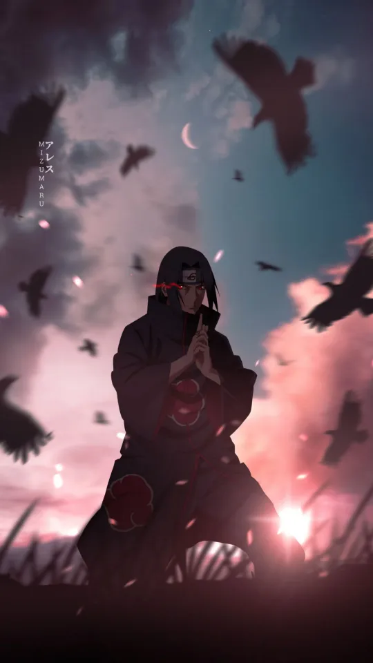 uchiha sasuke akatsuki wallpaper