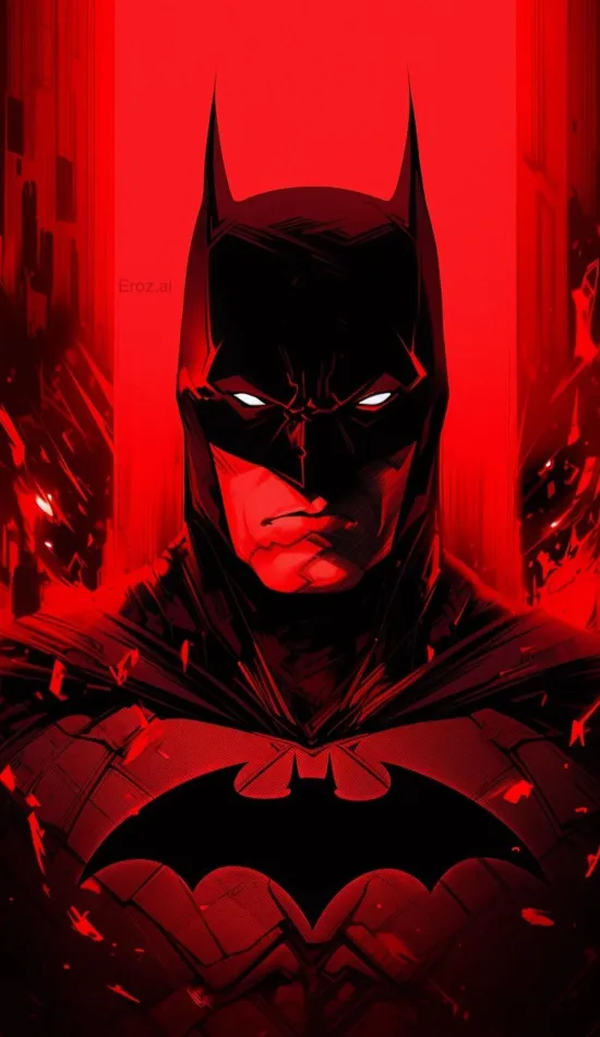 thumb for Red Aesthetic Batman Iphone Xs Wallpaper