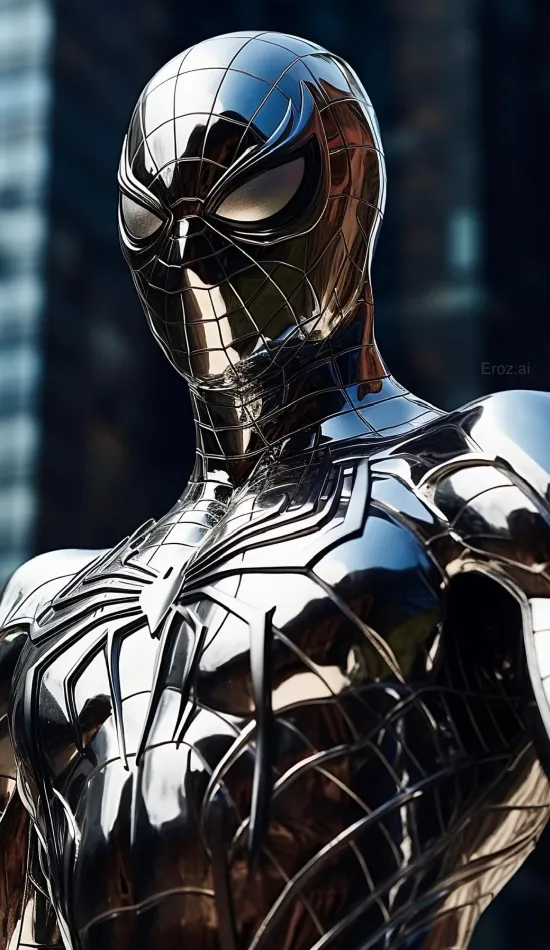 thumb for Silver Dress Spiderman Ai Generated Wallpaper