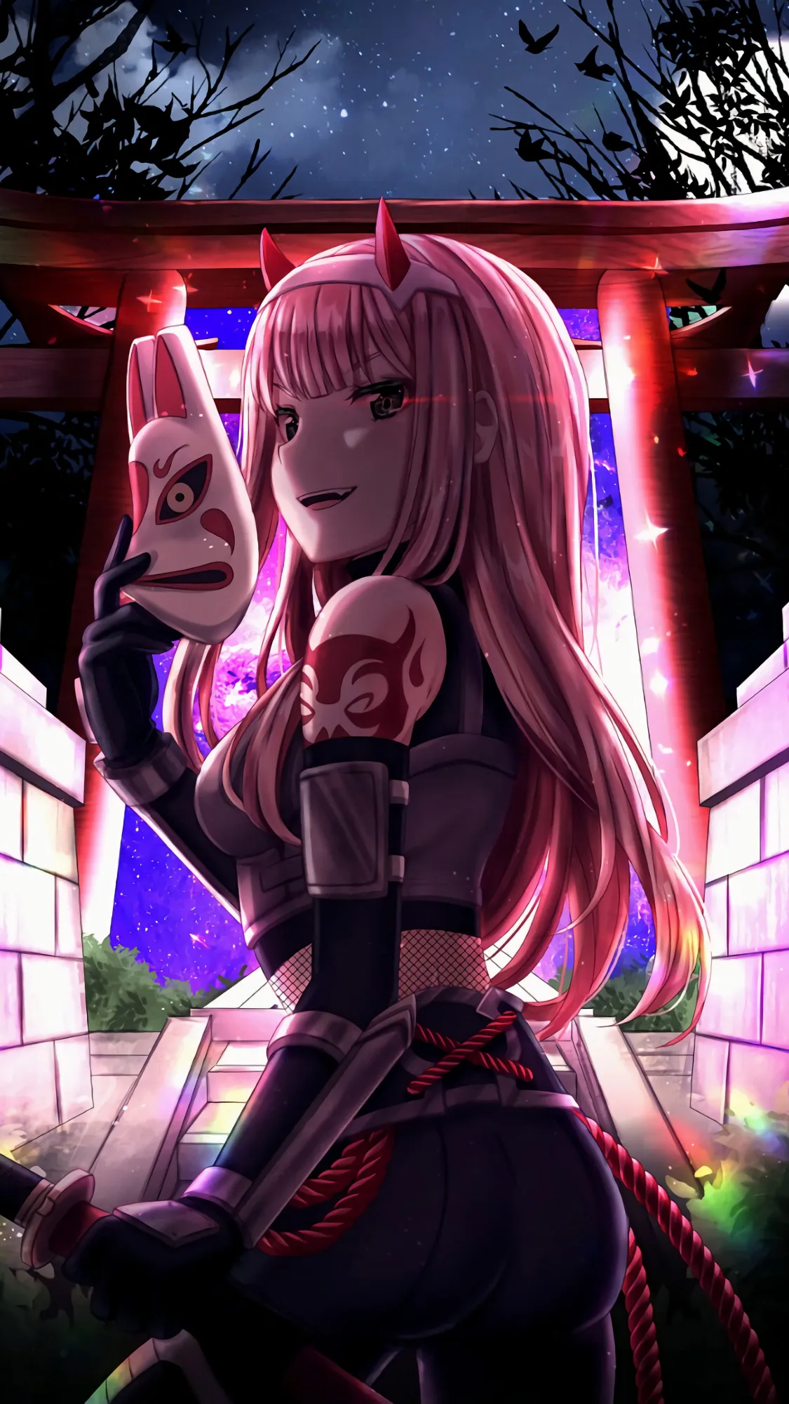 thumb for Zero Two Aesthetic Wallpaper