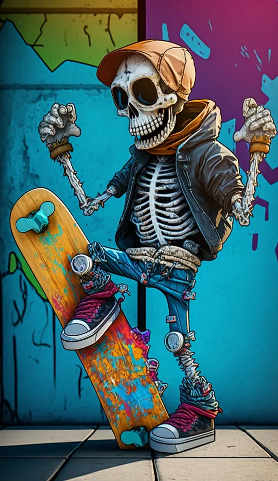 thumb for Skeleton Cool Wallpaper