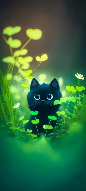 black baby cat