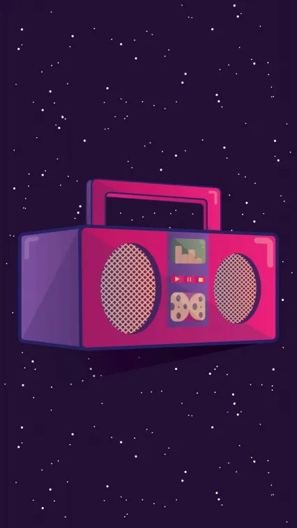 thumb for Boombox Stereo Wallpaper