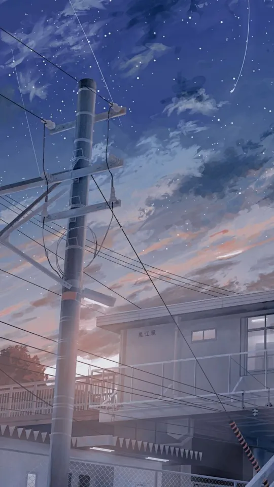 anime landscape lock screen wallpaper