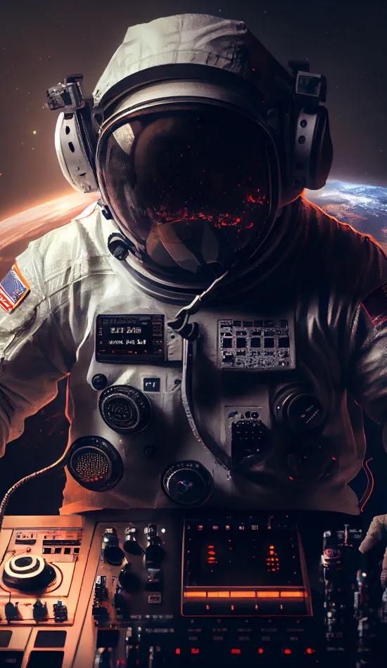thumb for Astronout In Space Wallpaper