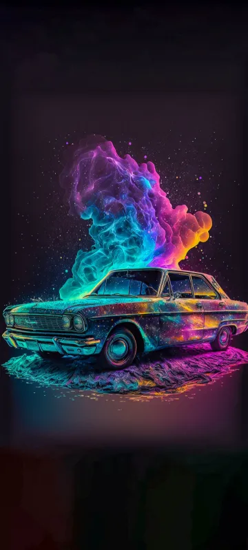 smoke car wallpaper