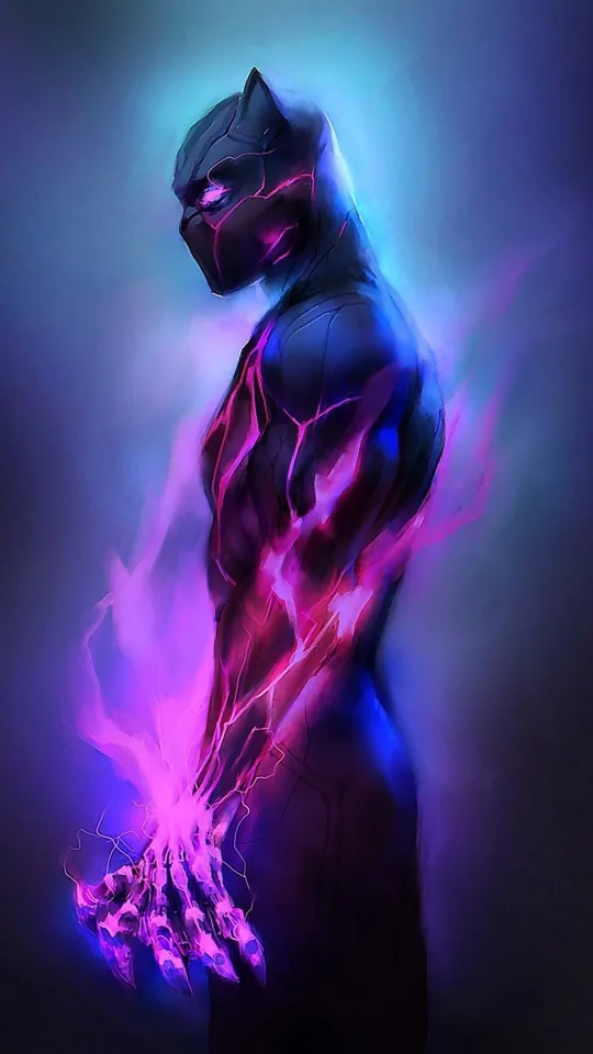 thumb for Black Panther Mobile Wallpaper