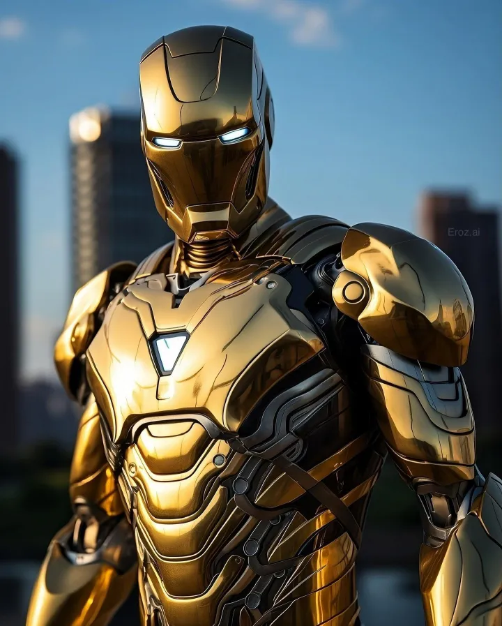 thumb for Gold Dress Ironman Cool Wallpaper