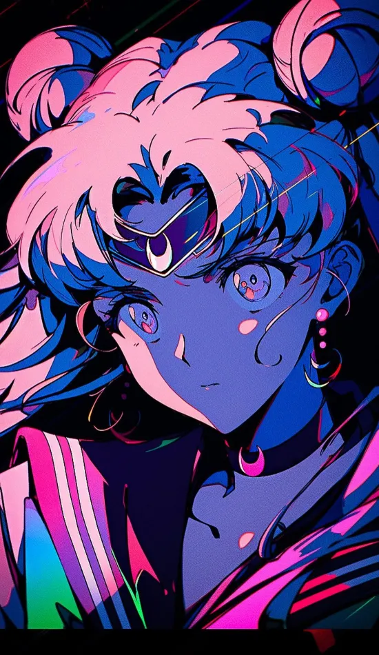 thumb for Sailor Moon Neon Wallpaper