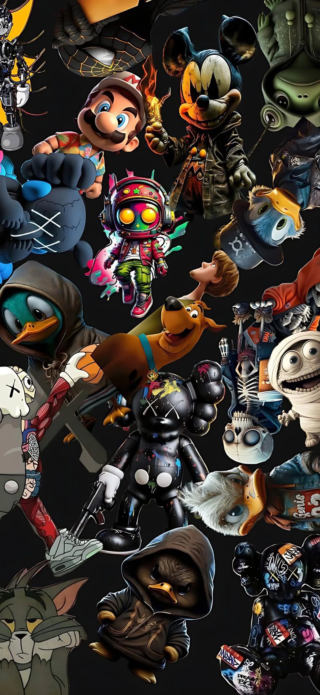 90's Retro Cartoons Wallpaper
