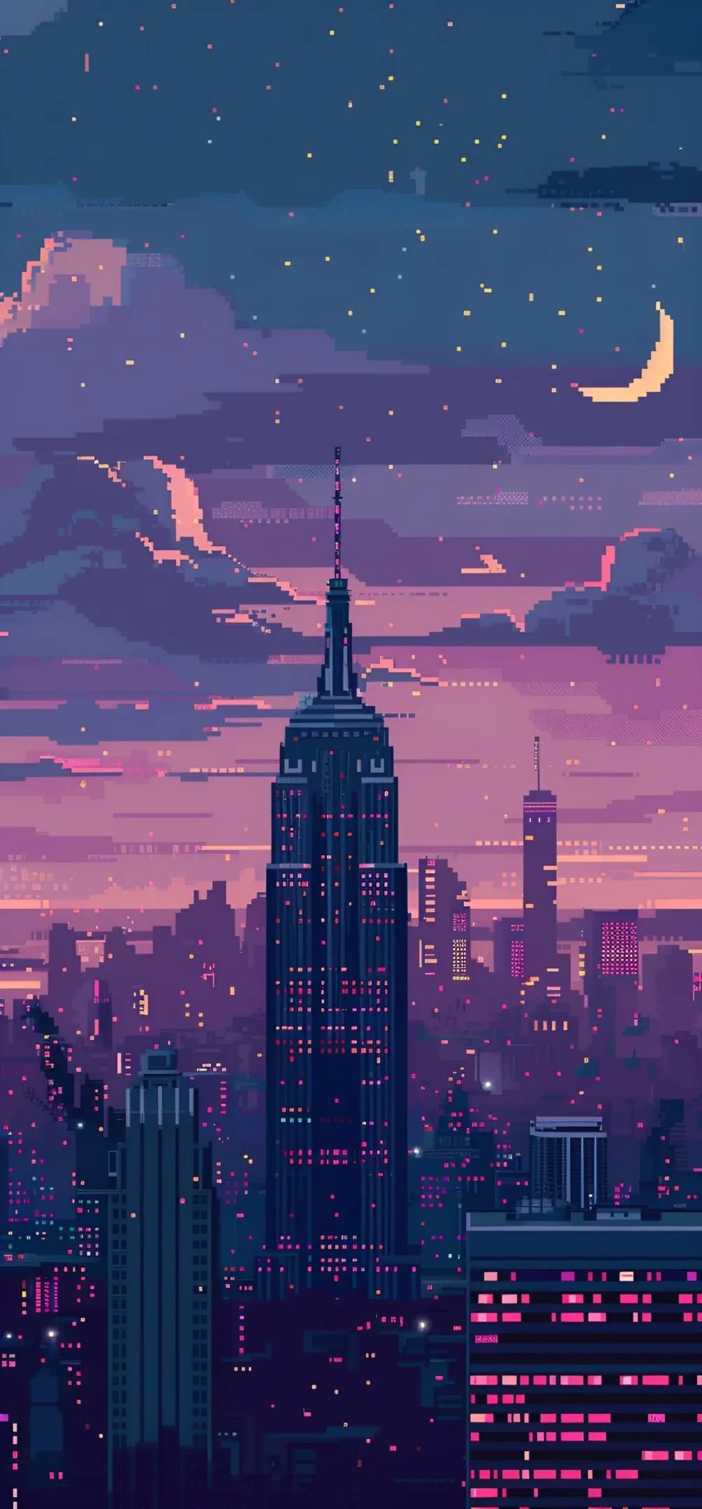 Aesthetic City Buildings Skyscraper Wallpaper