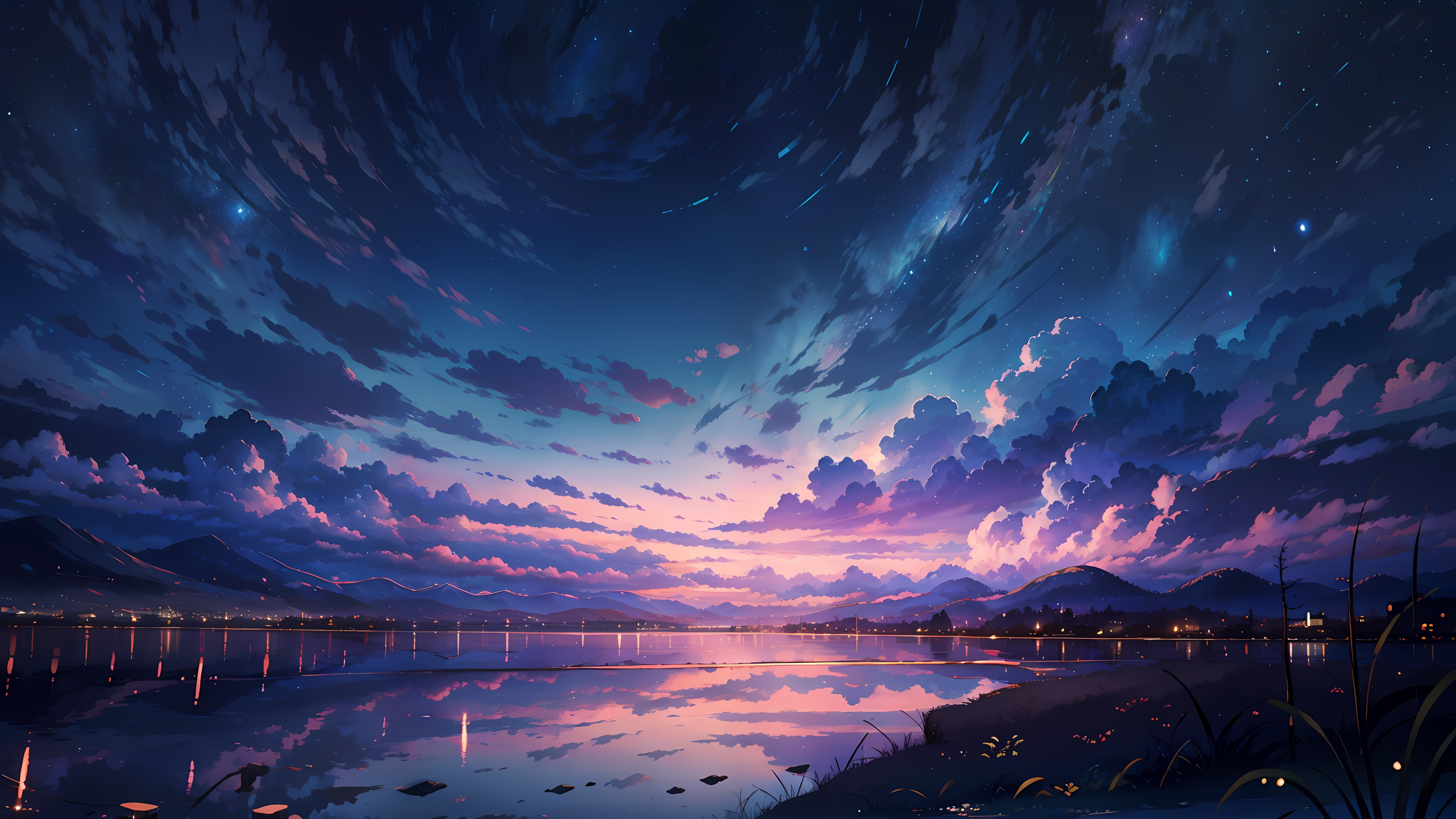 Anime Style Nature Wallpaper
