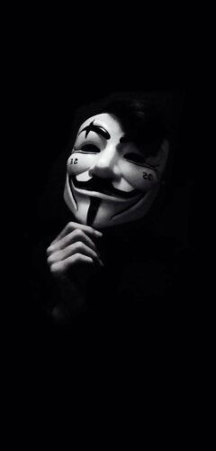 Anonymus Black Dark Wallpaper
