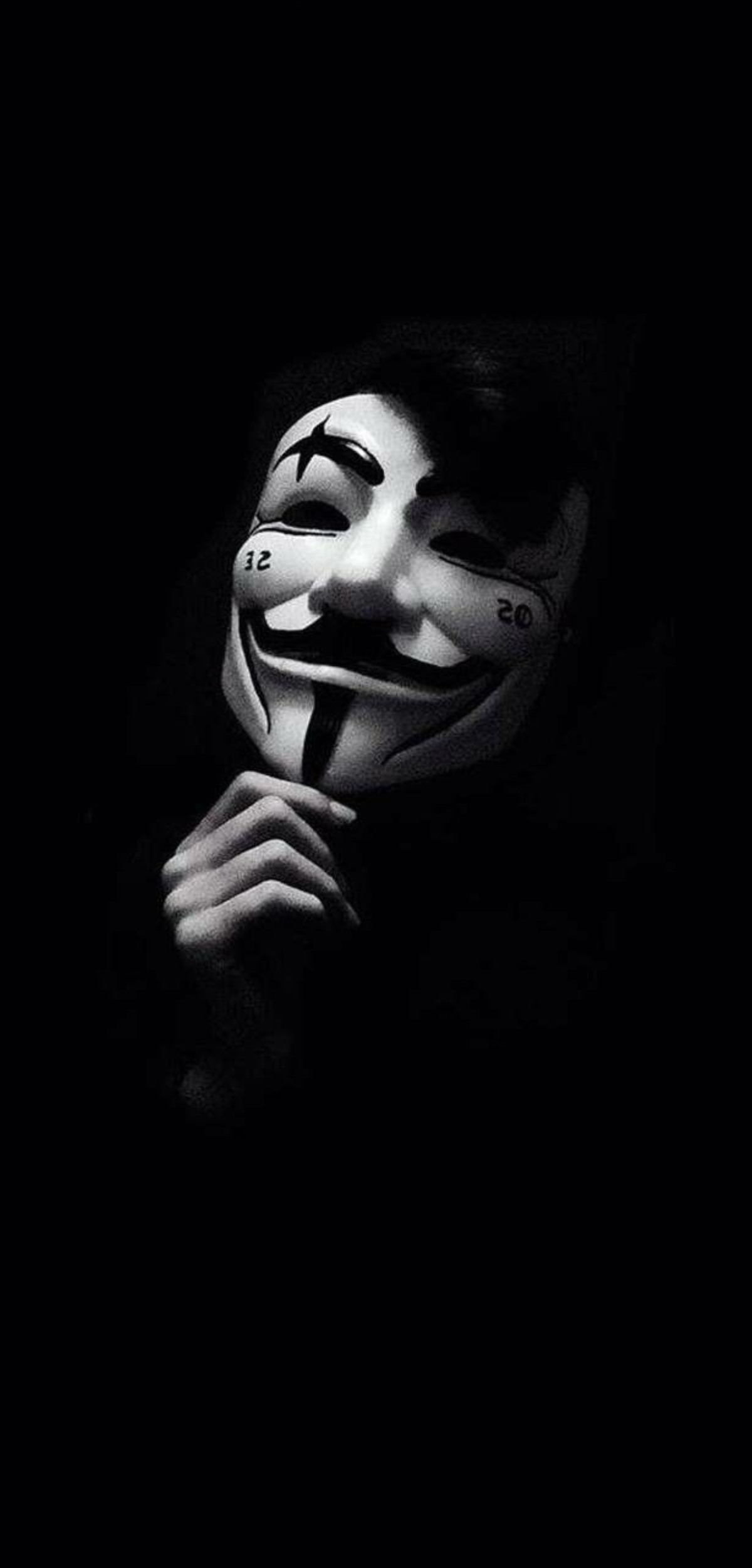 Anonymus Black Dark Wallpaper