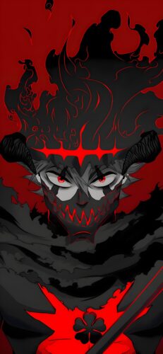 Black Clover Asta Devil Wallpaper