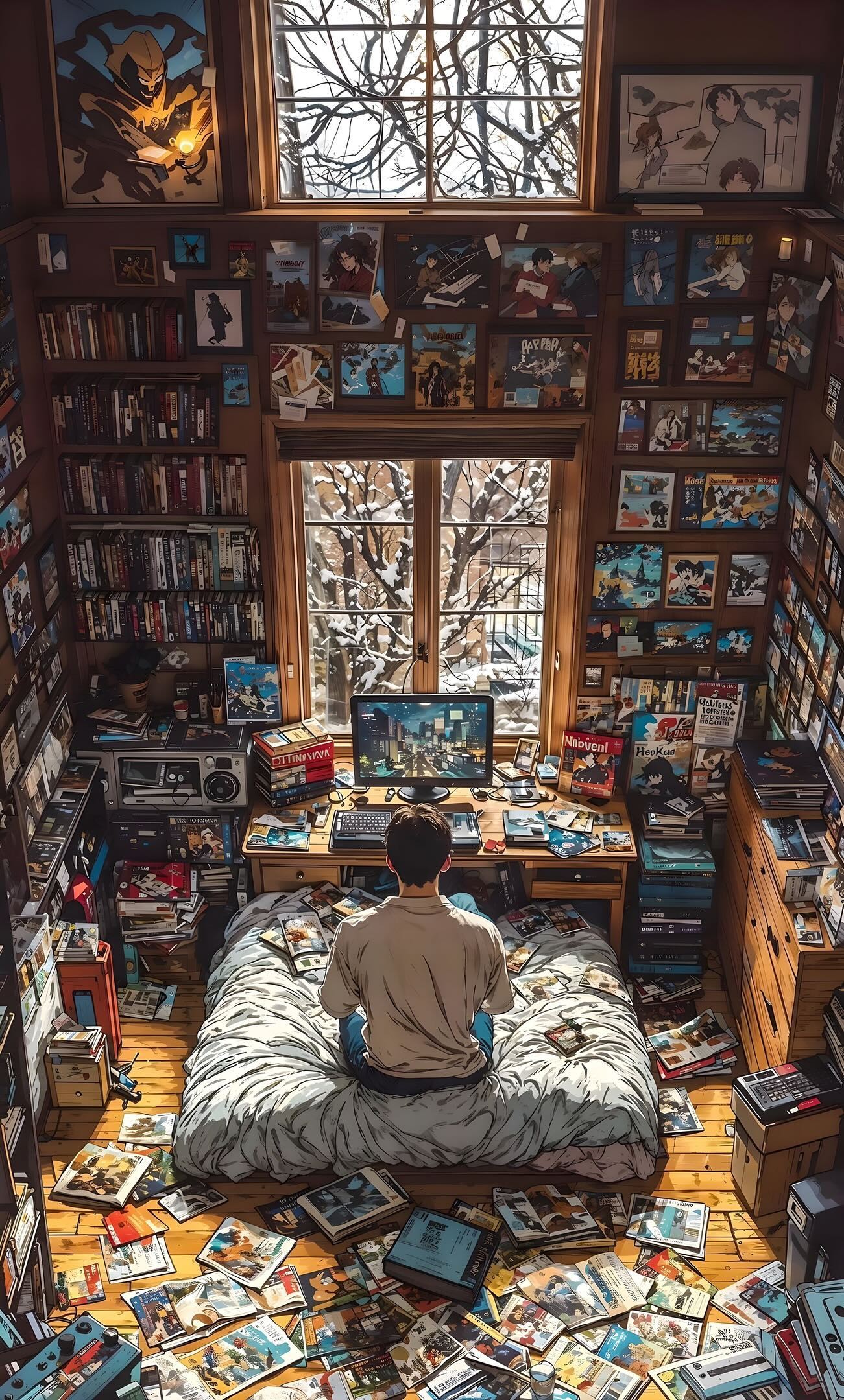 Boy Playing Video Game Wallpaper 4k