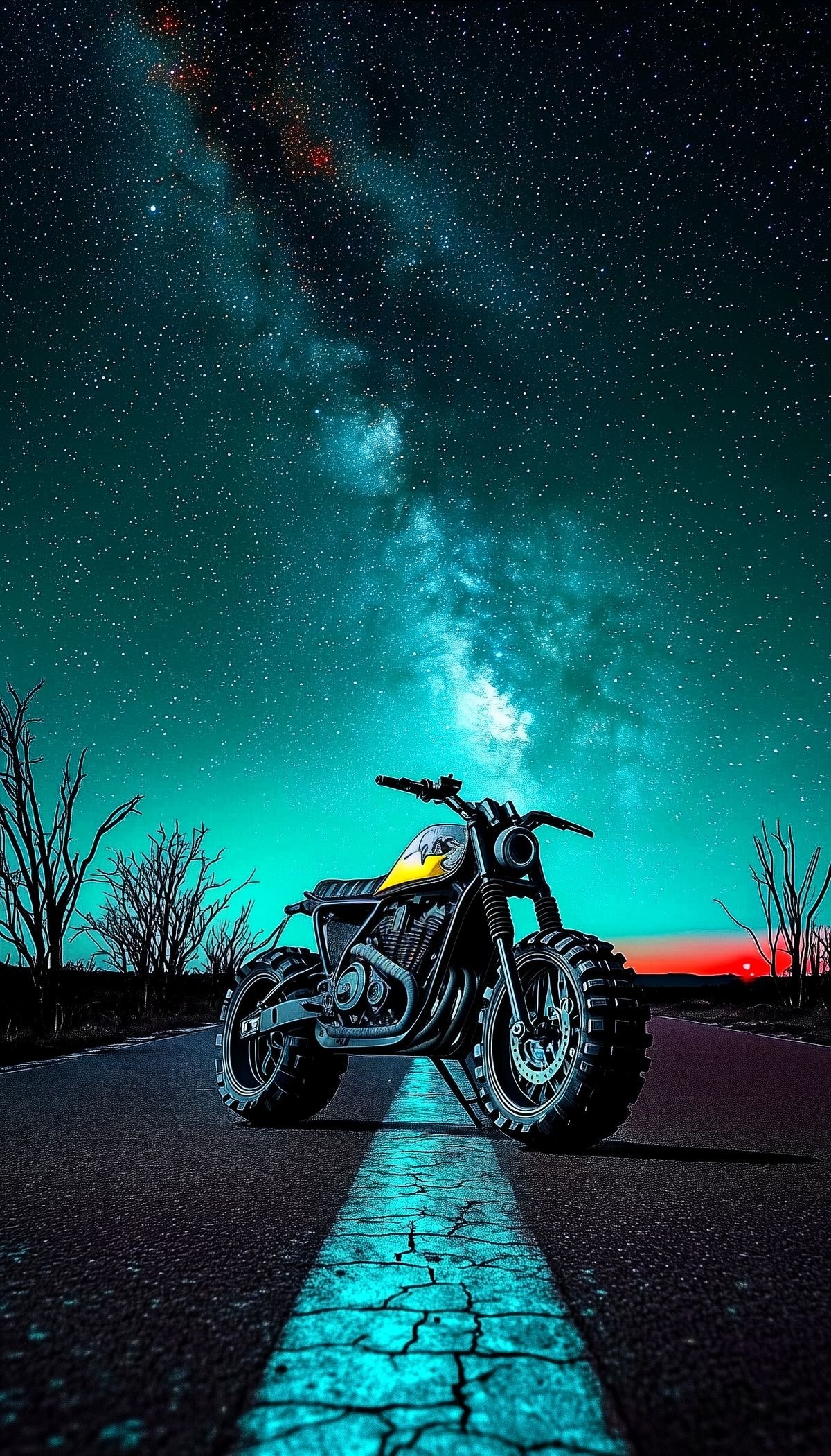 Cool Bike Lock Screen Wallpaper