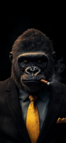 Cool Dope Gorilla Wallpaper