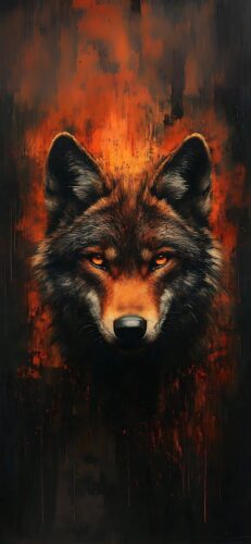 Cool Wolf Lockscreen Wallpaper