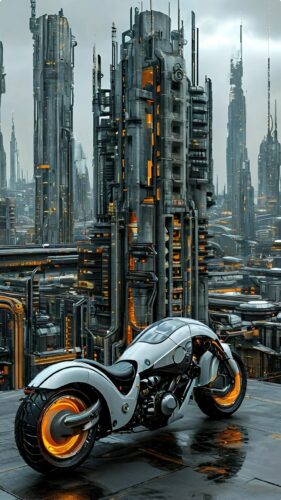 Cyberpunk Bike Wallpaper