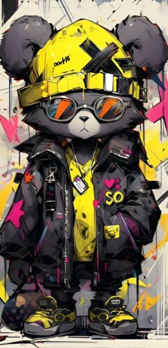 Dope Bear Wallpaper