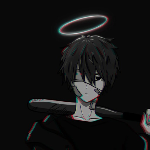 Dope Broken Anime Boy Pfp