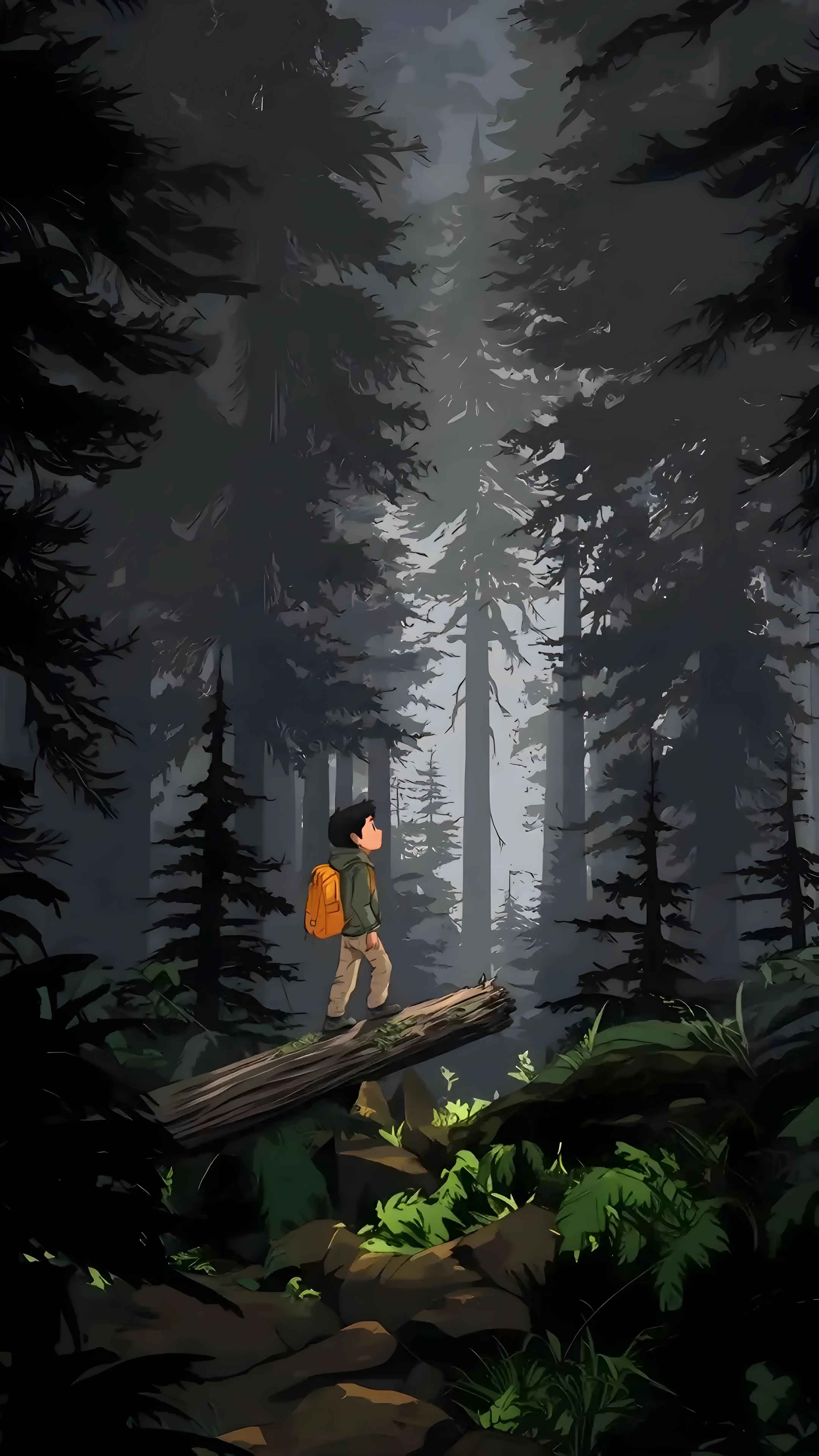 Forest Jungle Boy Wallpaper
