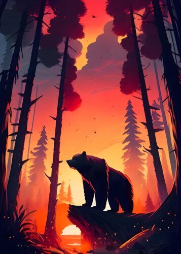 Minimal Bear Wallpaper