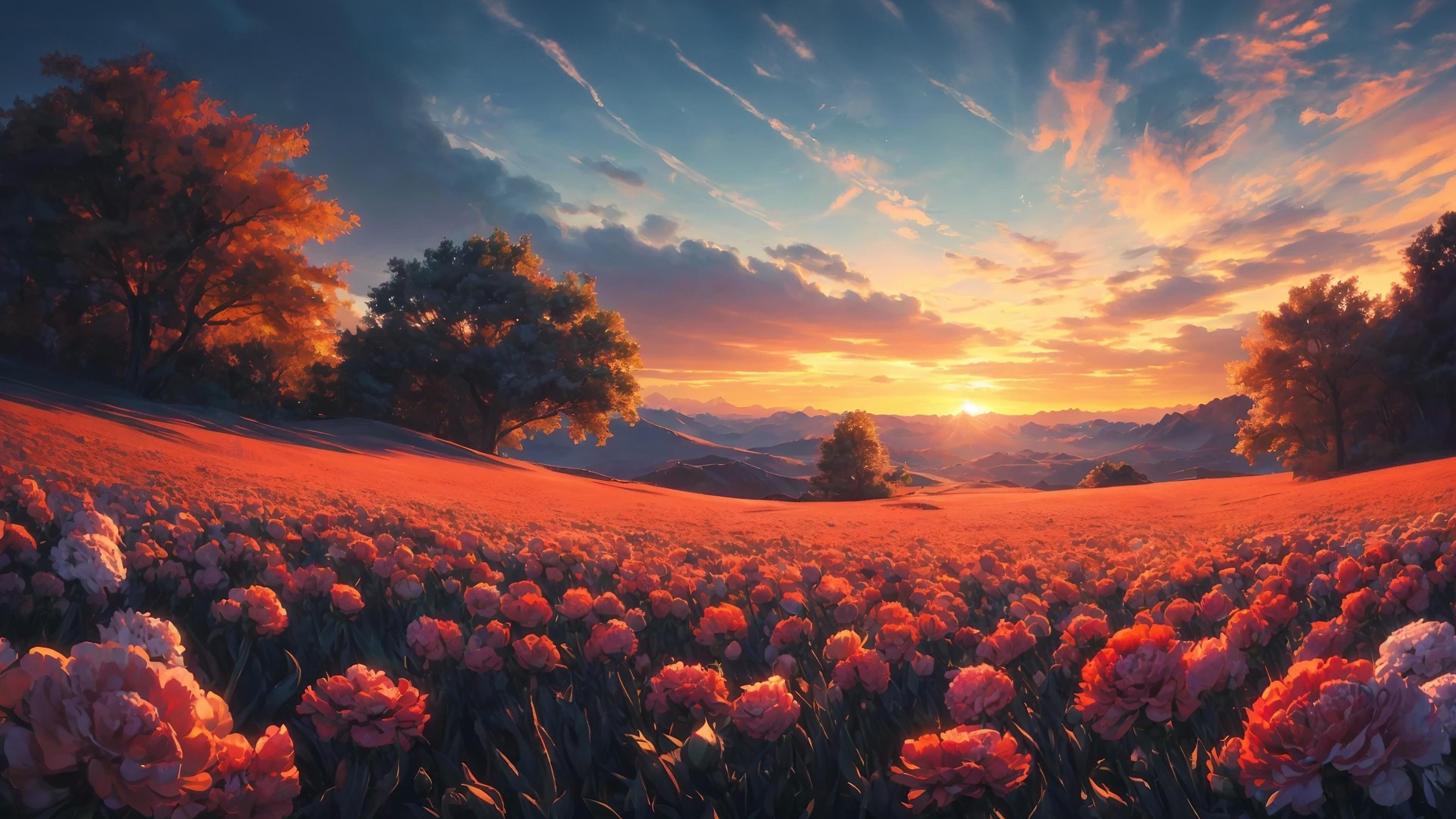 Nature Sunset Wallpaper