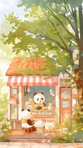 Panda Cartoon Wallpaper