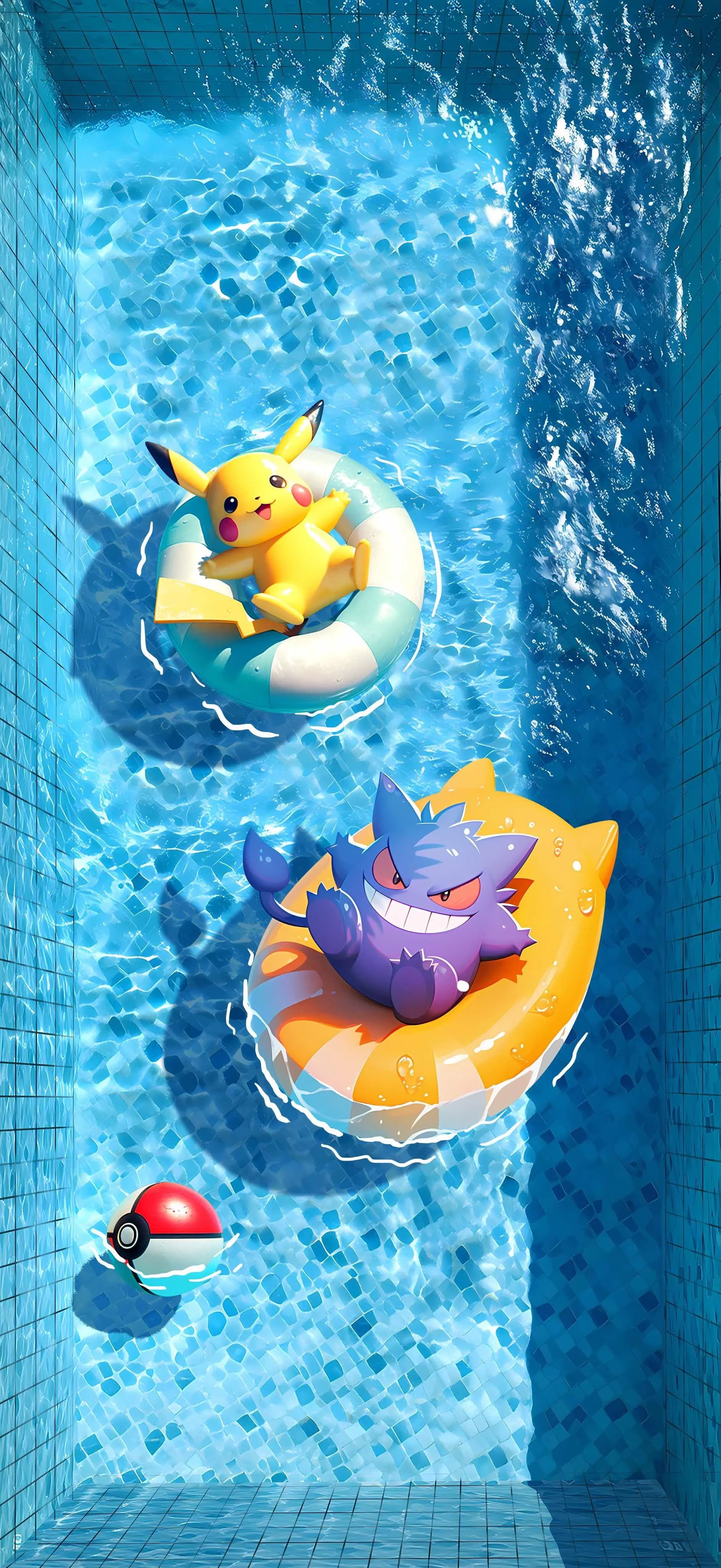 Pikachu Gengar Wallpaper