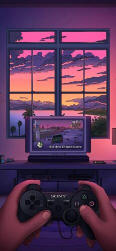 Playing Game Wallpaper